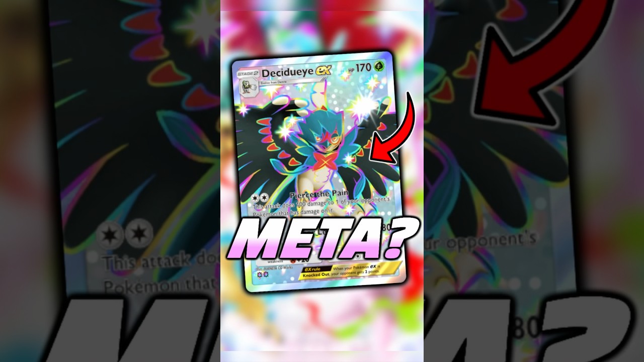 You HAVE To Try Decidueye and Greninja! 🔥 #pokemon #pocket #pokemontcgpocket #shorts