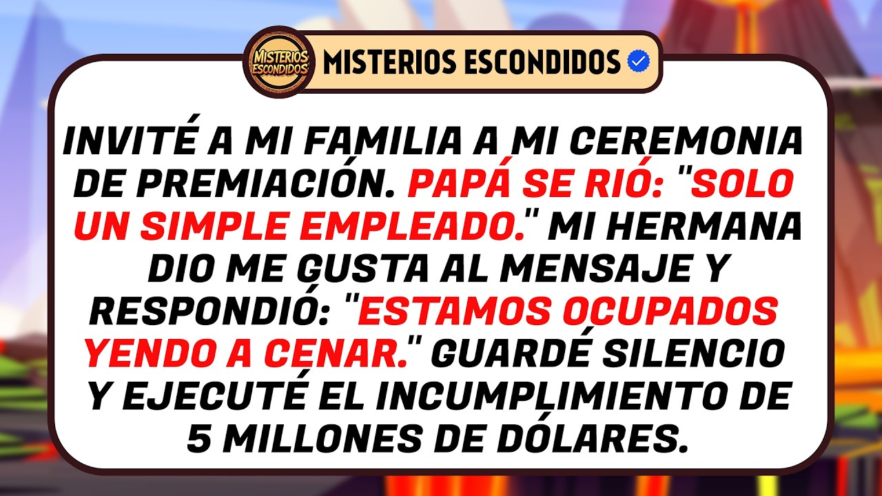 Me Despreciaron En Mi Premiación; Tomé Una Decisión Que Nadie Esperaba Después...