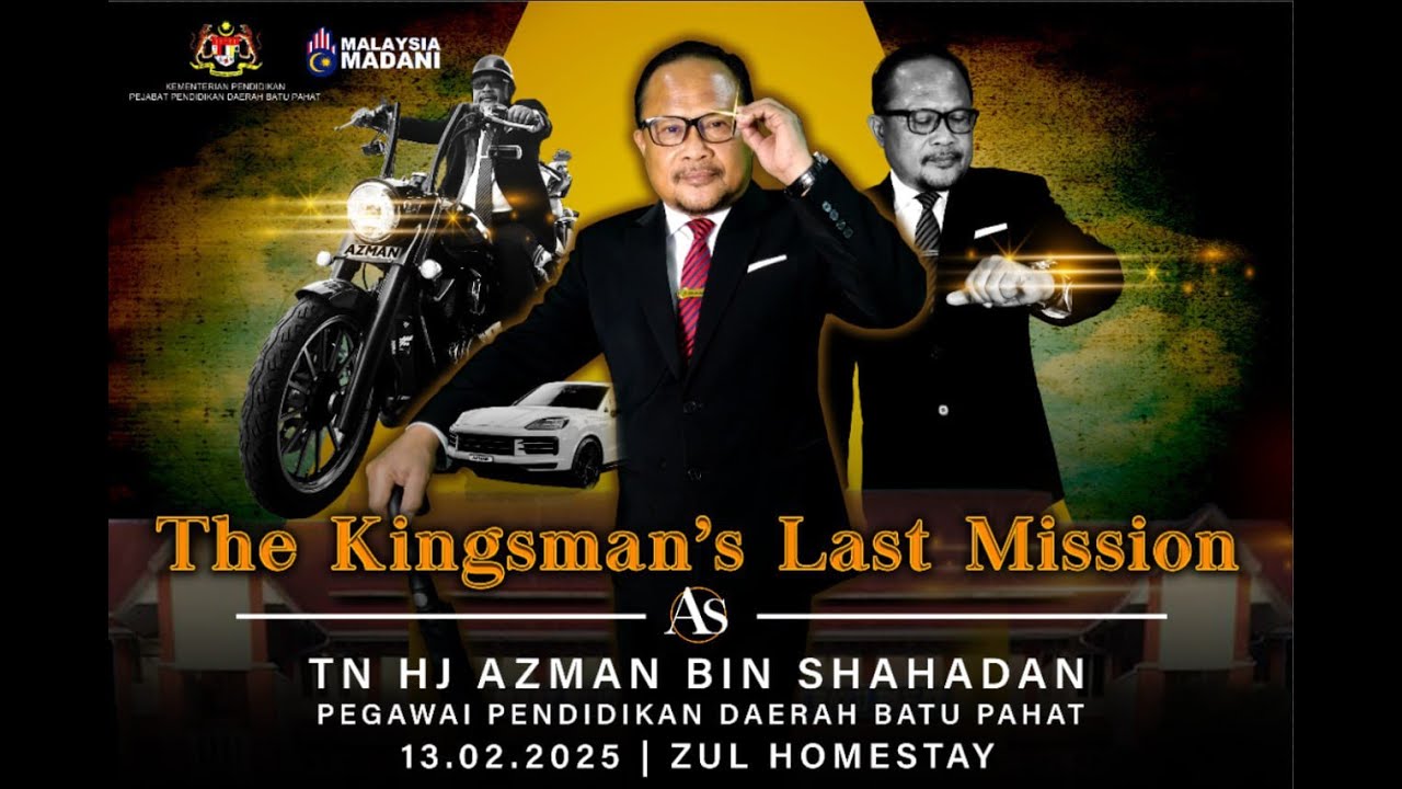 Majlis Persaraan Tuan Haji Azman bin Shahadan Pegawai Pendidikan Daerah Batu Pahat
