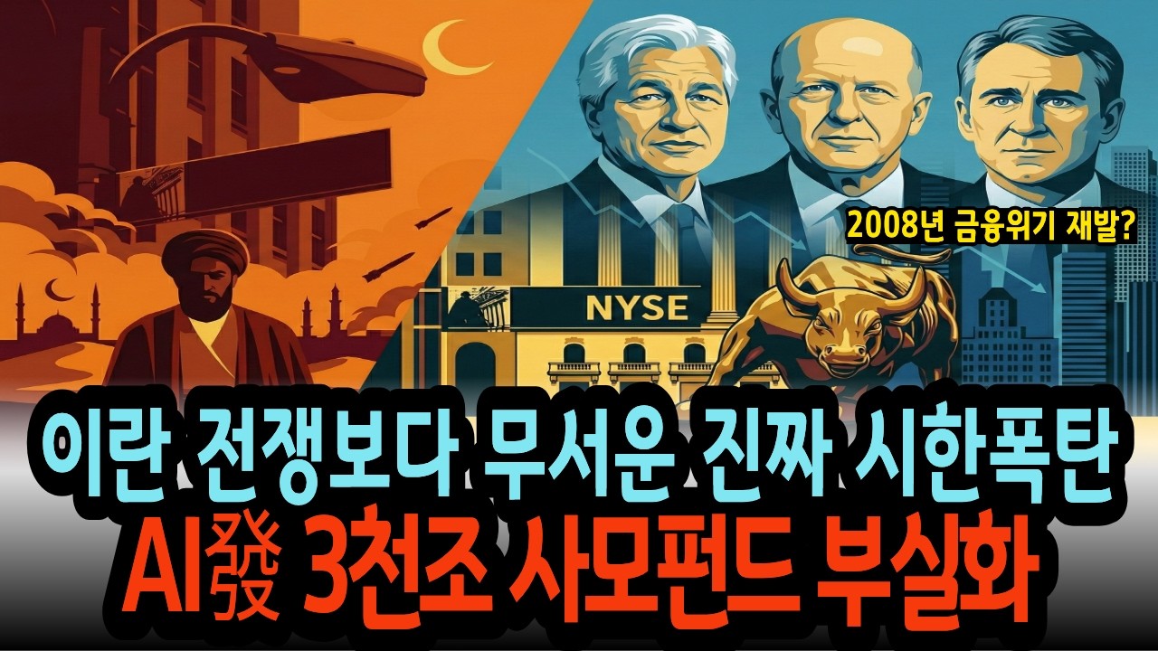 이란 전쟁에도 미국 월가는 무덤덤한 표정   그러나 그들이 기를 쓰고 숨기는 '진짜 뇌관'은 따로 있다