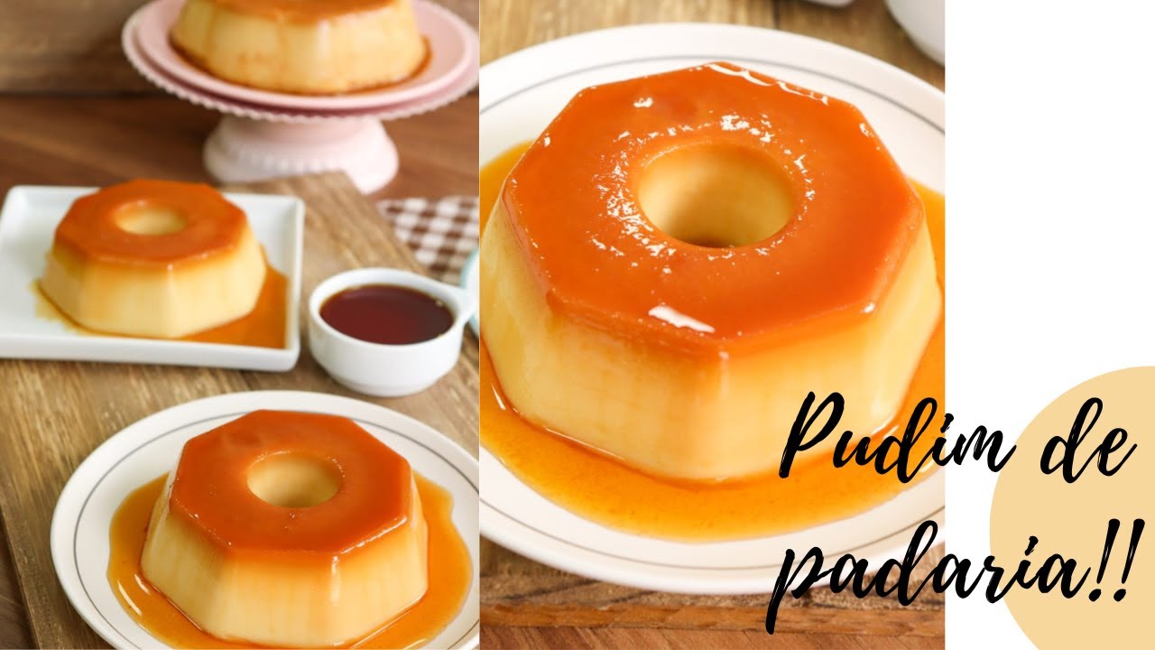 PUDIM DE PADARIA PRÁTICO, CREMOSO E MUITO GOSTOSO!! ÓTIMA OPÇÃO DE SOBREMESA OU PARA VENDER!!