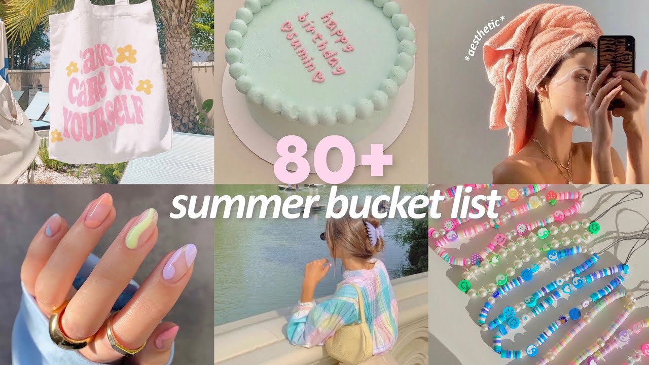 80+ IDEE PER L'ESTATE 2021♡ | summer bucket list *aesthetic*