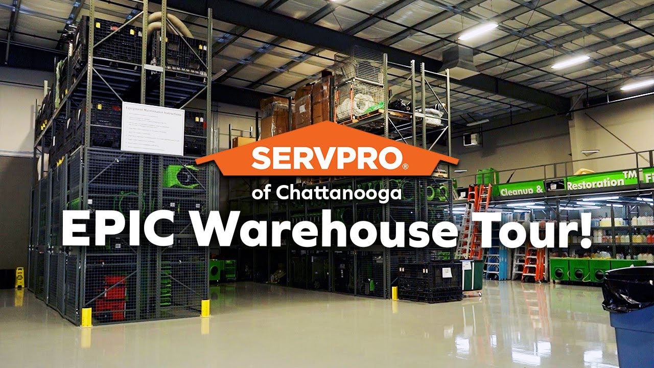 EPIC SERVPRO Warehouse Tour | SERVPRO of Chattanooga