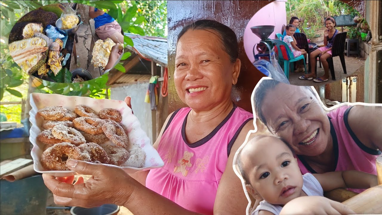 Nag alaga ng apo at  nagluto  ng merinda