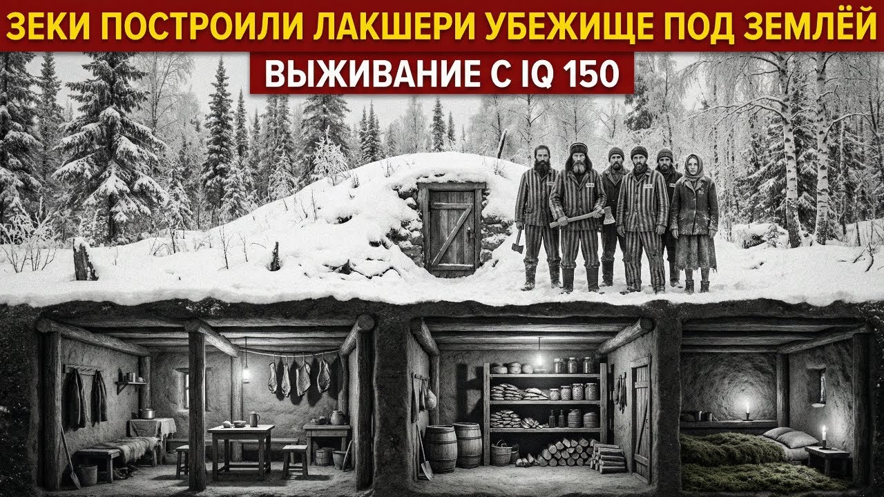 ГЕНИАЛЬНЫЙ ПОБЕГ: ЗЕКИ создали роскошное убежище под землёй