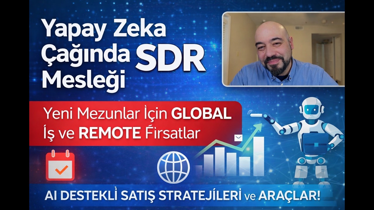 Yapay Zeka Çağında SDR Mesleği: Global İş Fırsatları, Remote Çalışma ve AI Satış Araçları