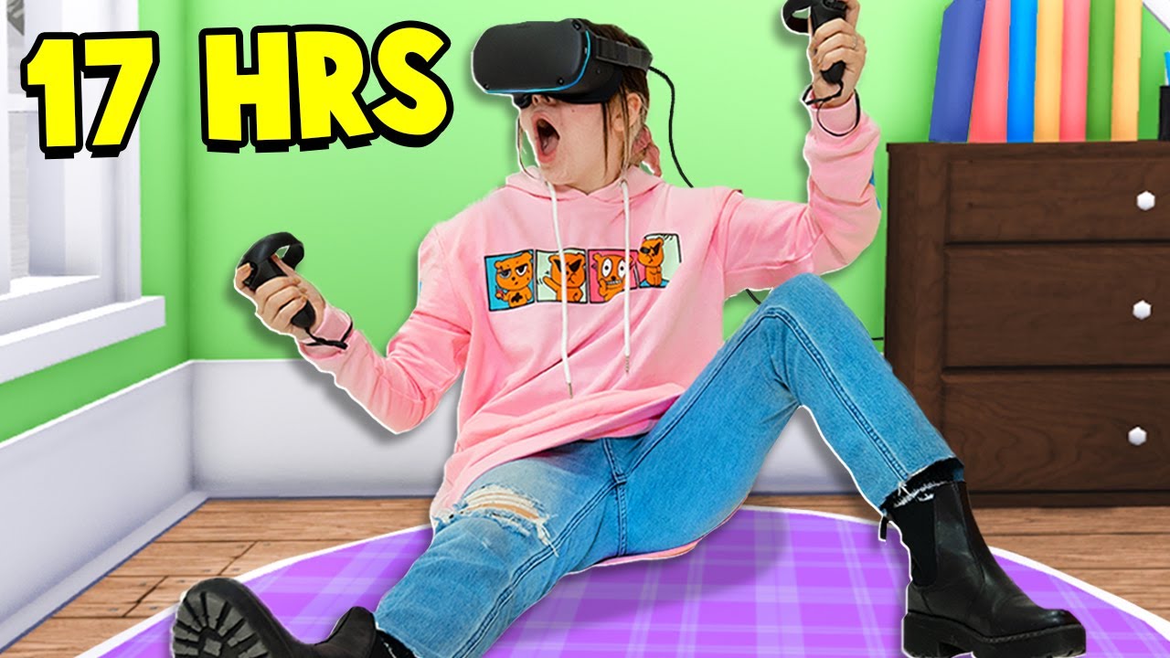 Я запер свою девушку в Roblox VR на 24 часа..