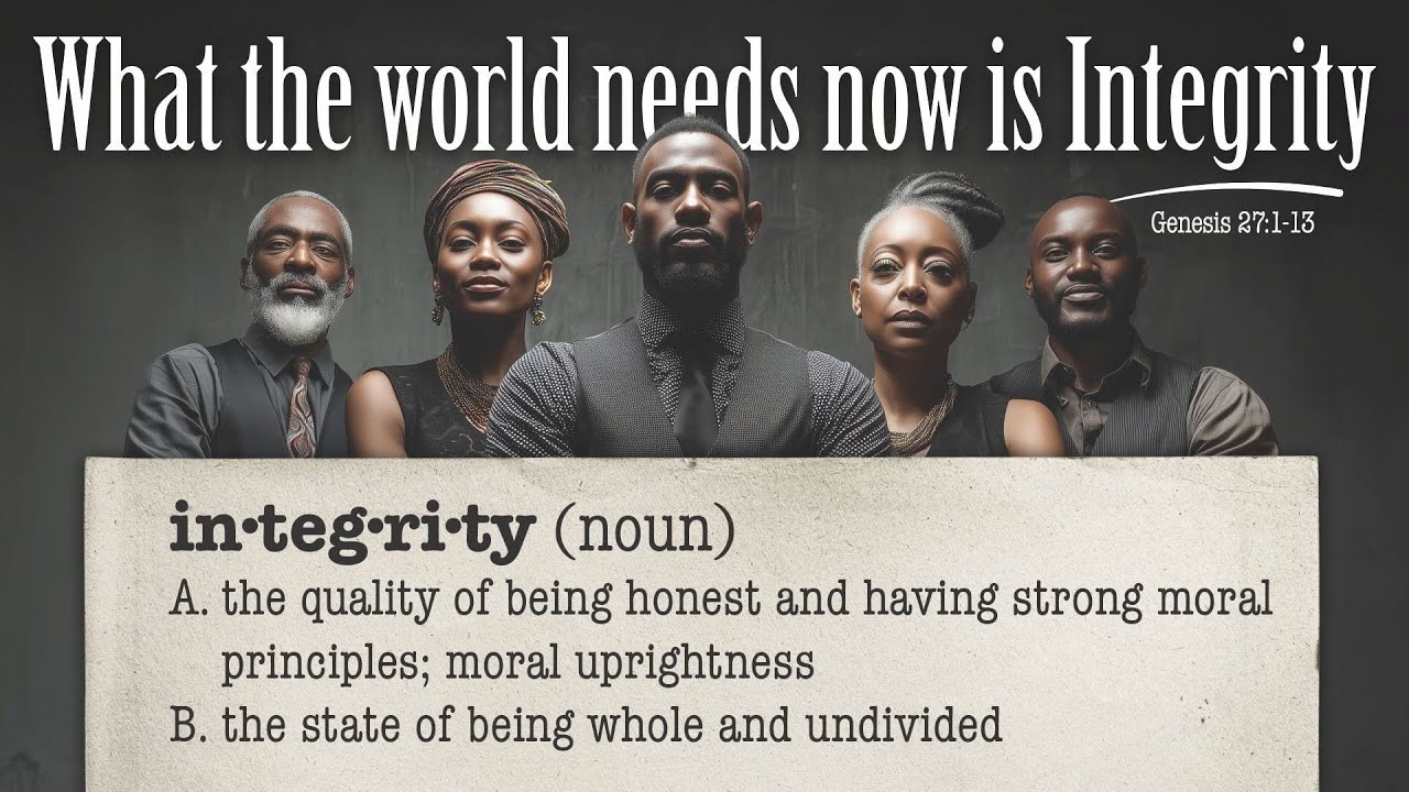 What the World Needs Now is Integrity