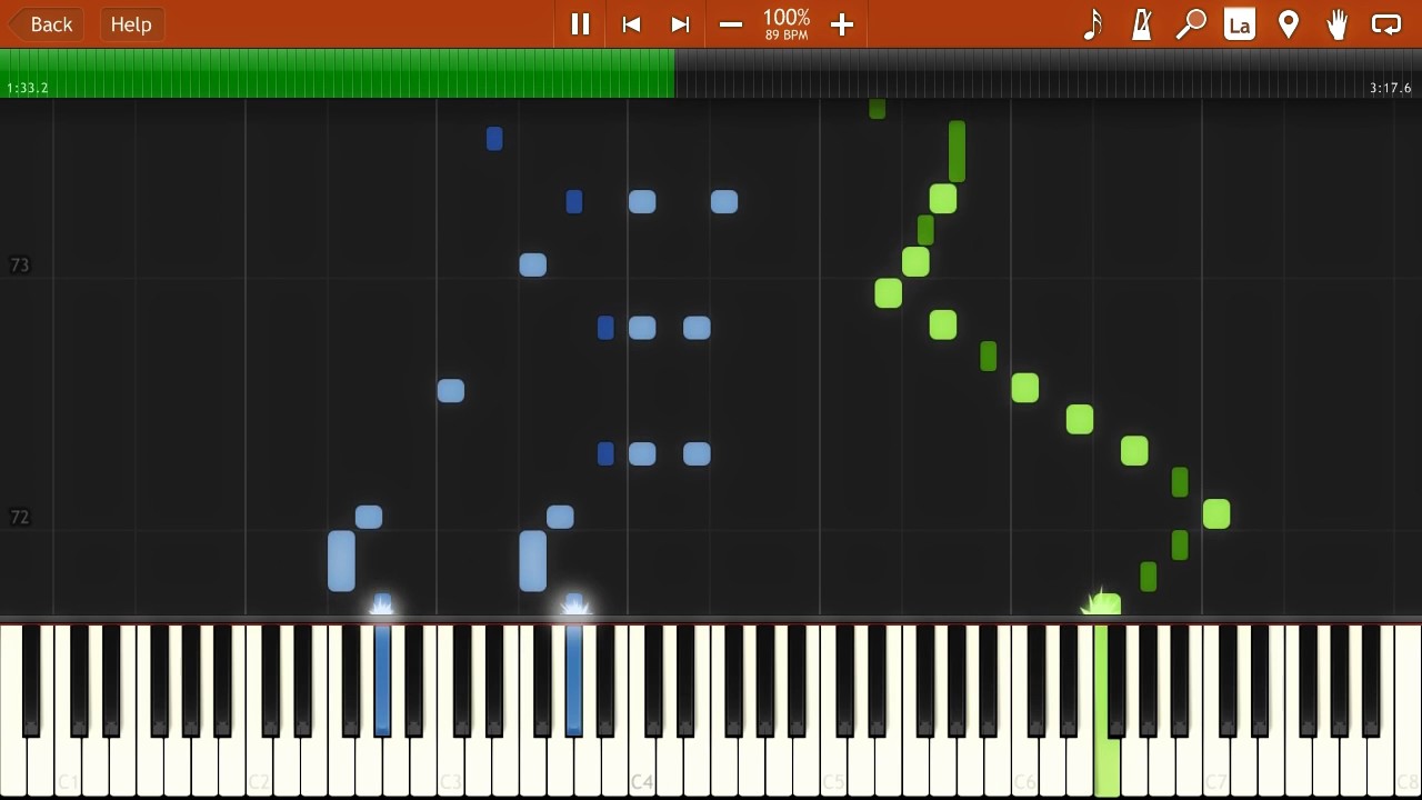 James Scott - Frog Legs Rag (1906) [Synthesia Piano Tutorial]