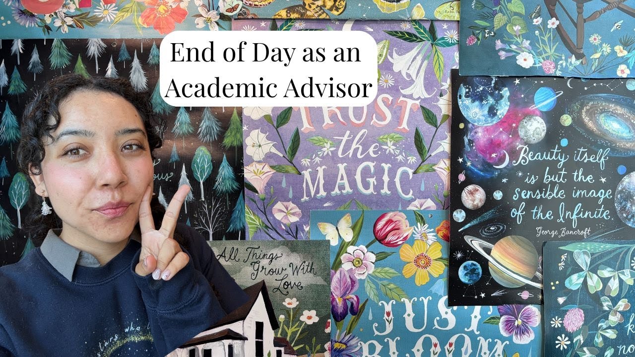 End of day as an academic advisor 