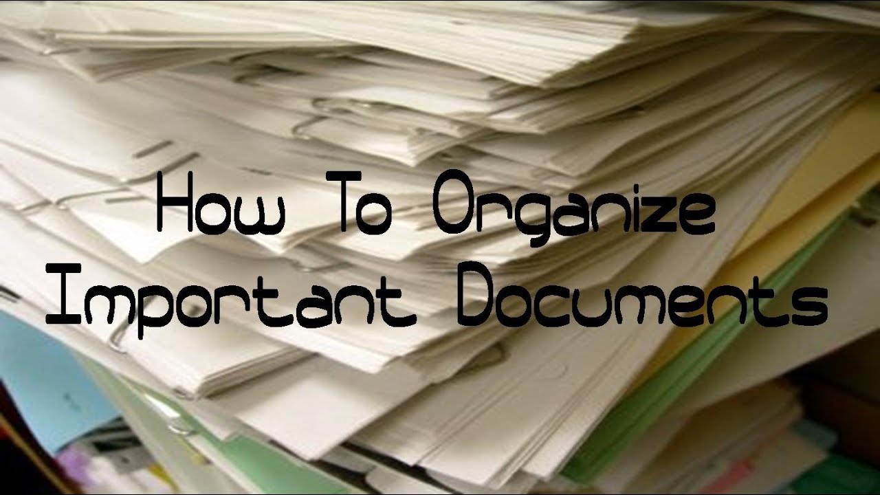 How To Organize Important Documents (Updated Filing System)