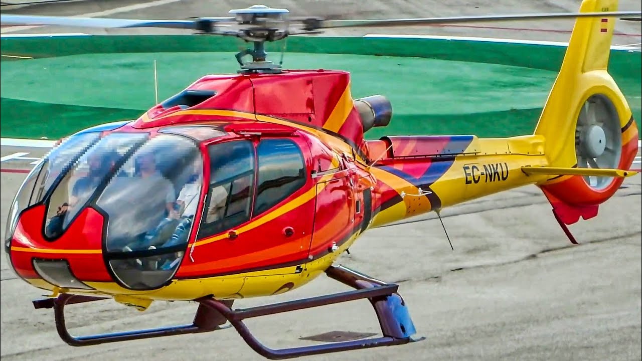 Eurocopter EC130 B4 EC-NKU at Barcelona heliport