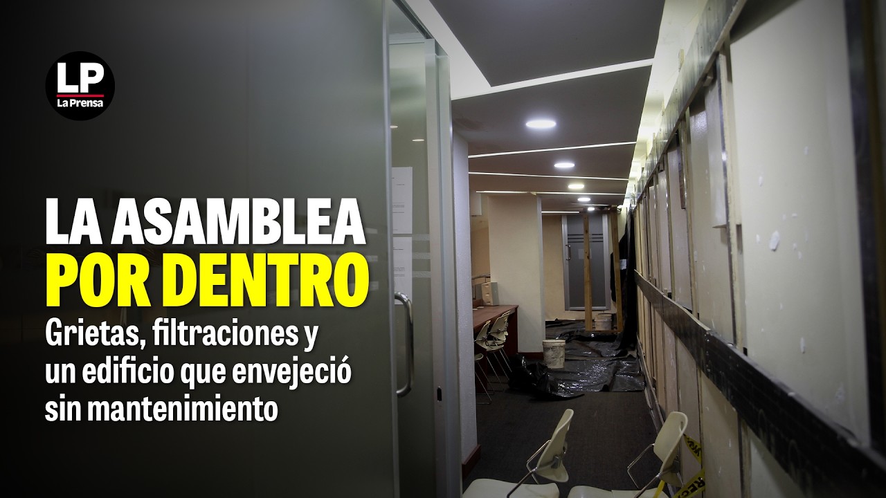 La Asamblea por dentro: grietas, filtraciones y un edificio que envejeció sin mantenimiento