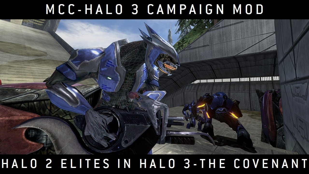 Halo MCC: Halo 3 Campaign Mod - Halo 2 Elites in Halo 3 The Covenant