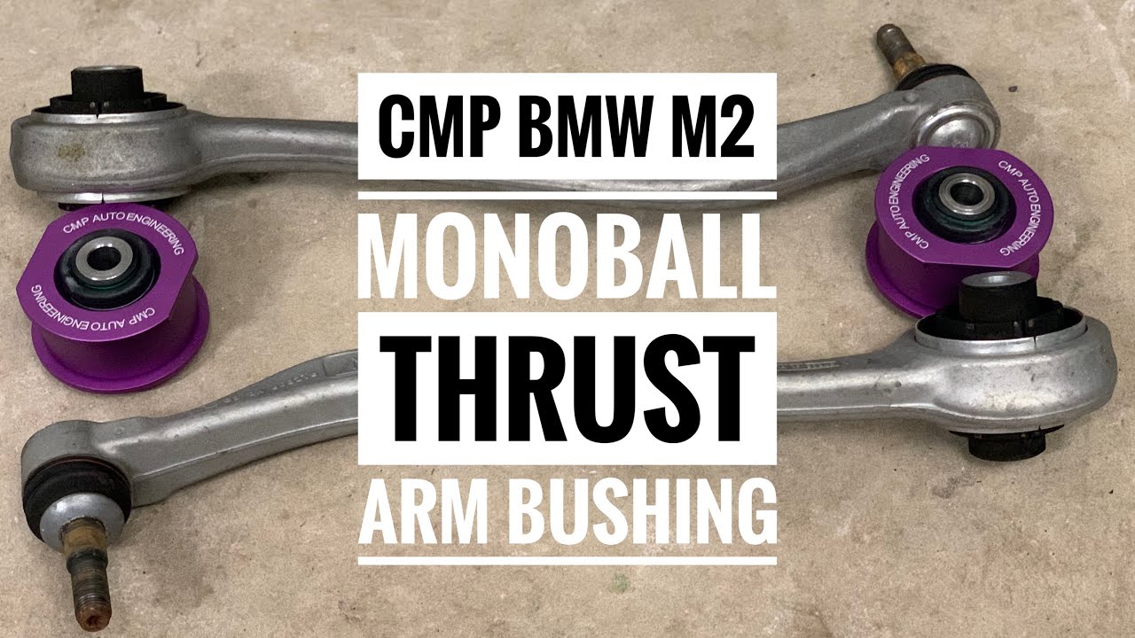 How to Install BMW M2 M3 M4 Thrust Arm Monoball Spherical Bushings - BMW OG F87 M2