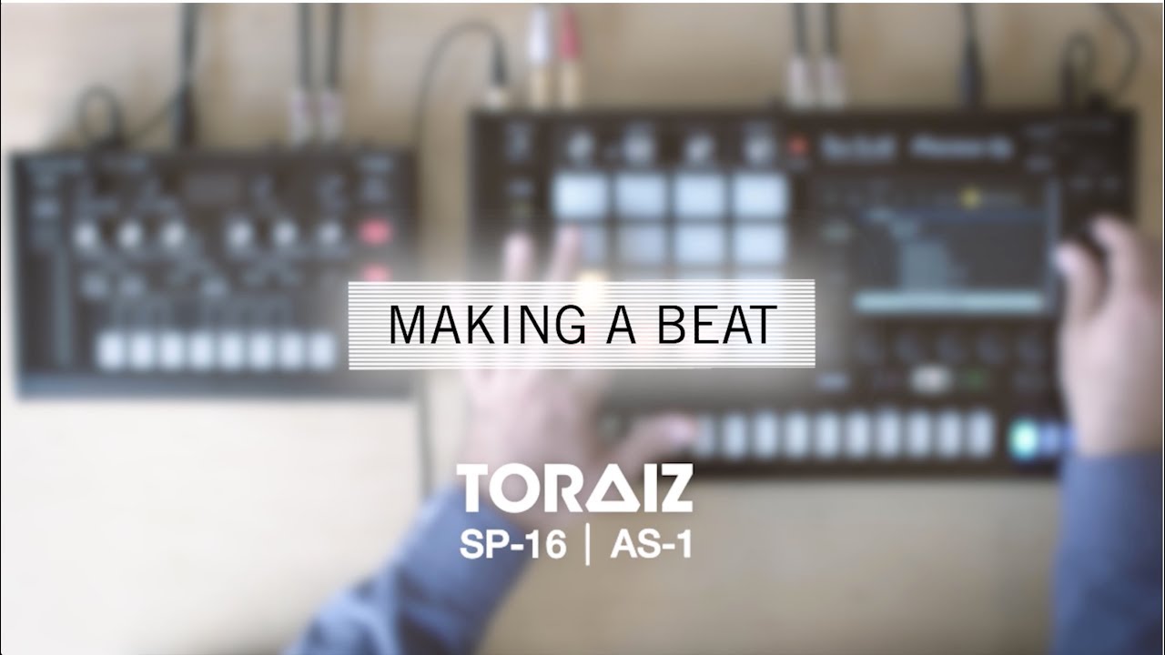 Making a beat with Kiko Navarro on the TORAIZ SP-16 and AS-1