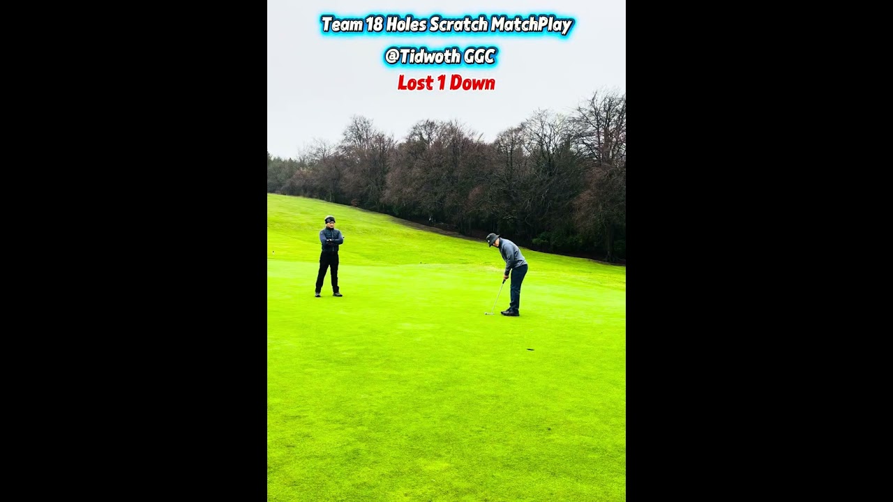 First ever 18 holes scratch team matchplay #golf #uk #fun ​@TidworthGarrisonGolfClub 