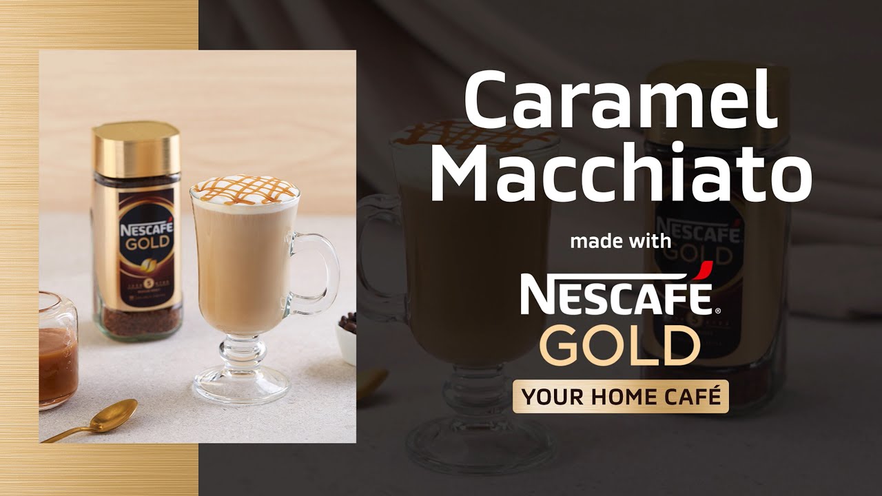 How to Make a Caramel Macchiato at Home with NESCAFÉ GOLD | NESCAFÉ Philippines