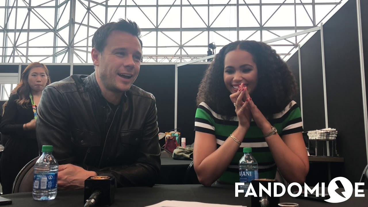 'Charmed' Roundtable -  Madeleine Mantock & Rupert Evans at New York Comic Con 2019