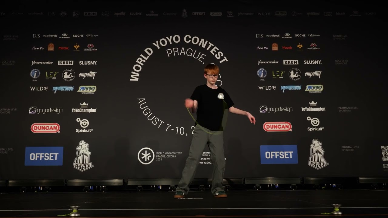 16th Place – James Heder – 1A Final Freestyle – World YoYo Contest 2025
