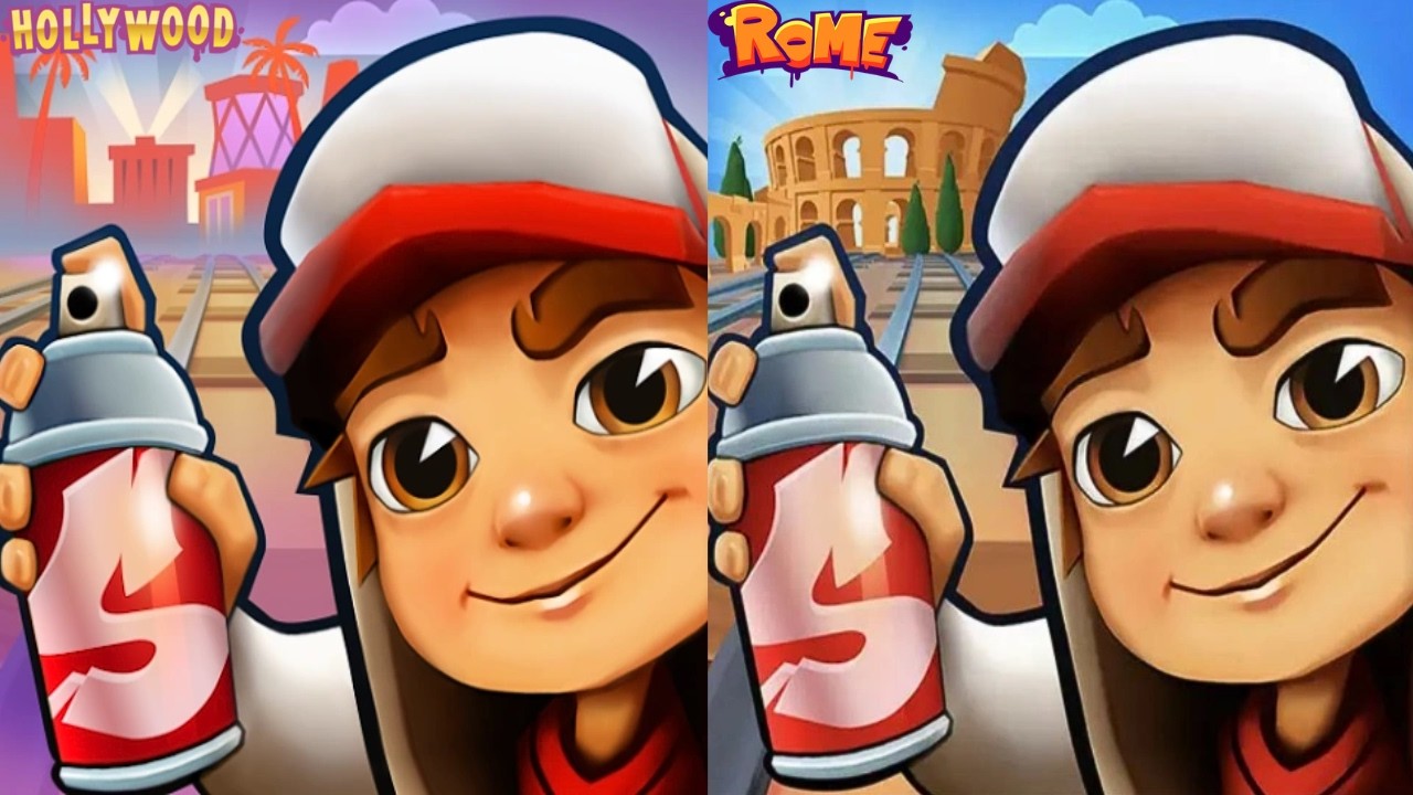 Subway Surfers: Hollywood 2026 🆚 Rome 2026 | Map Comparison!
