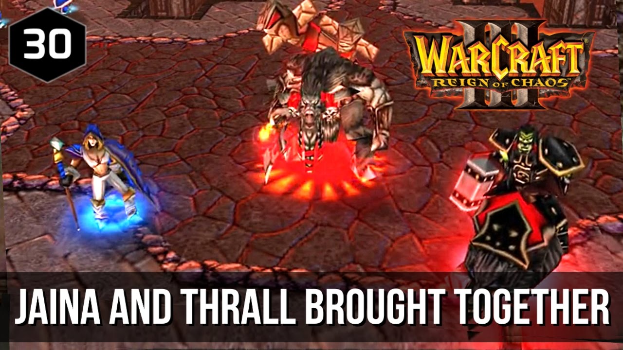 Warcraft 3 Story ► Jaina, Thrall and Cairne brought Together by Medivh - Orc Campaign