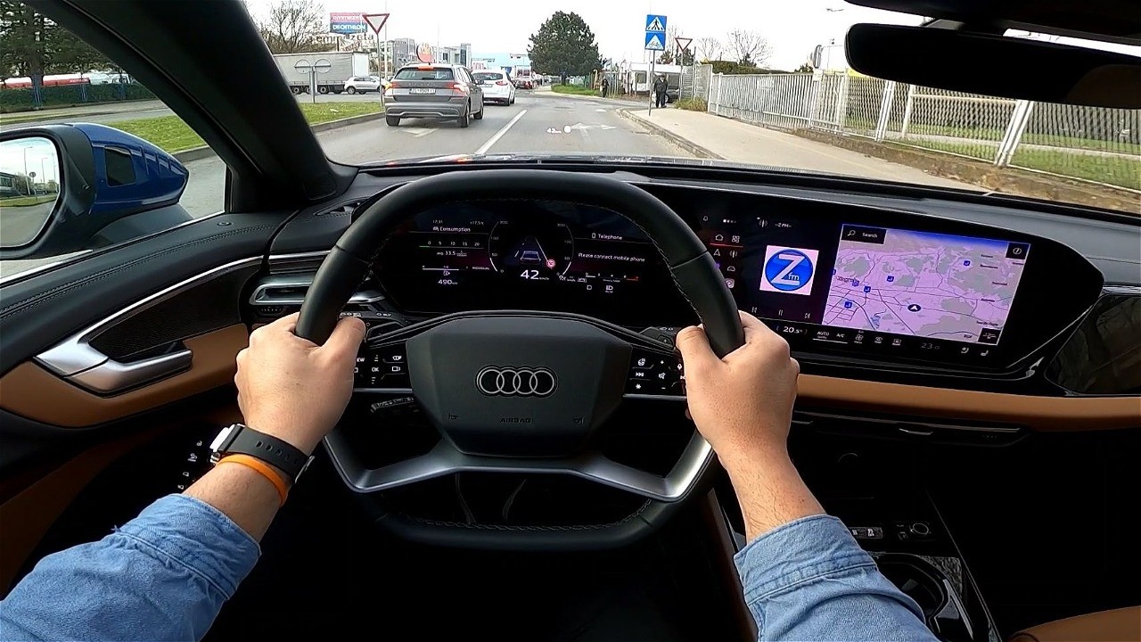 NEW 2025 Audi A5 [2.0 TFSI Quattro, 204 HP] POV Test drive | Full review | | Consumption | CARiNIK