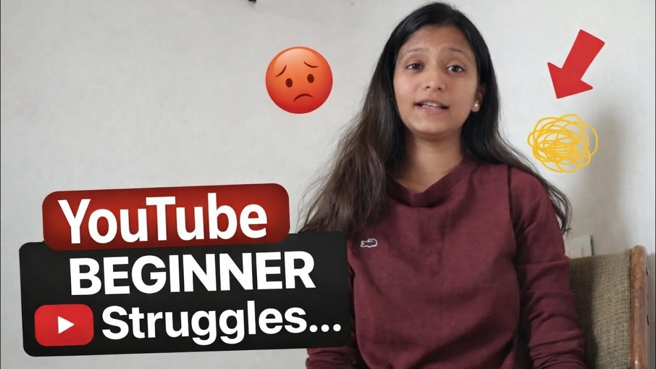 Day 37 | Starting YouTube isn’t as easy as it looks… sharing my real beginner struggles 🎥✨