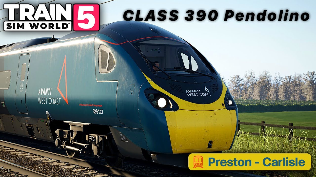 Train Sim World 5 - Class 390 on 1980s Route | Preston - Carlisle | WCML