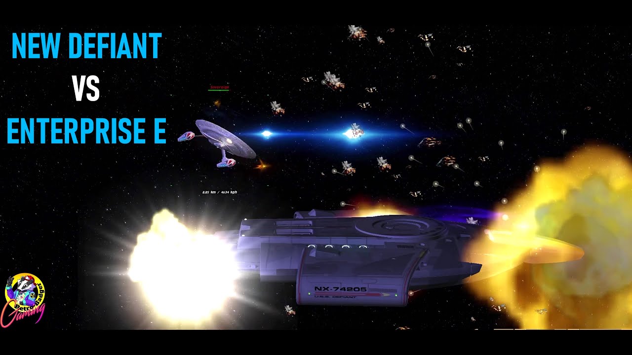 NEW Defiant VS USS Enterprise E MAJOR BATTLE - Star Trek Ship Battles - Bridge Commander