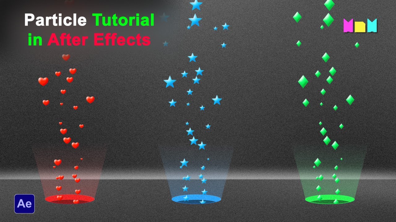 Particles animation in After Effects | CC Particle World Tutorial