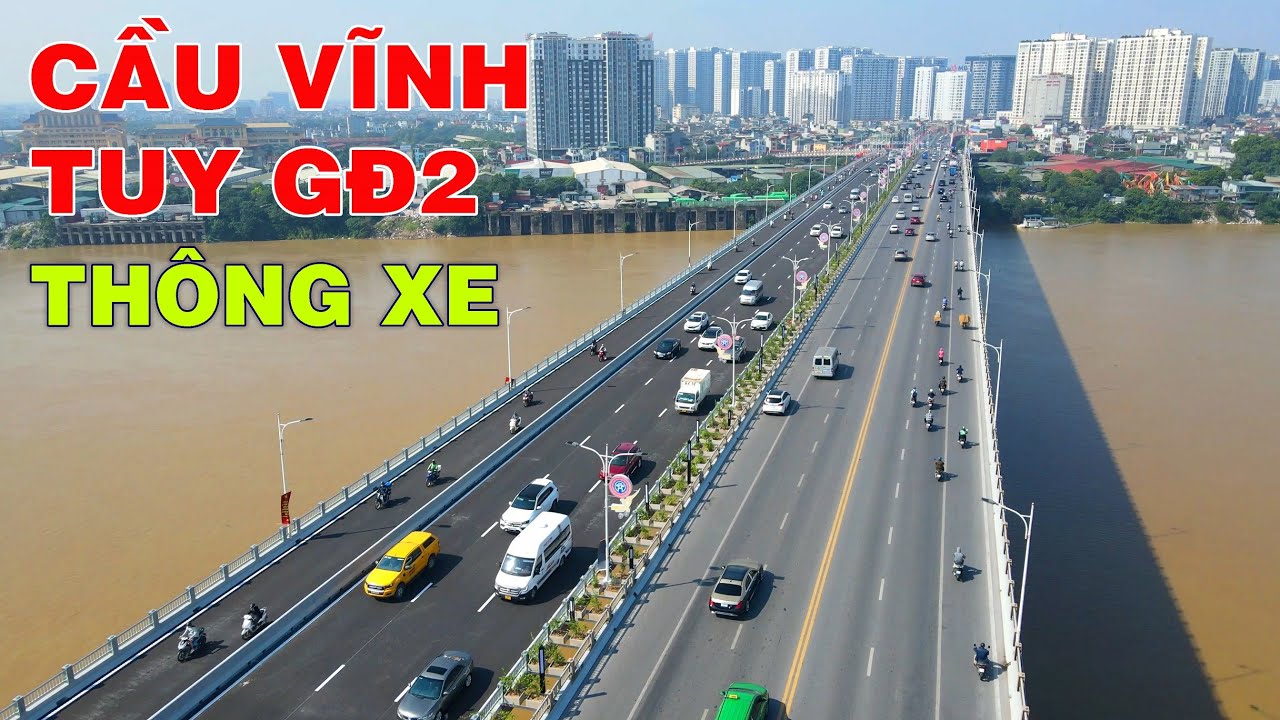 Cầu Vĩnh Tuy 2 ngày đầu thông xe ra sao? Các nút giao ảnh hưởng thế nào?