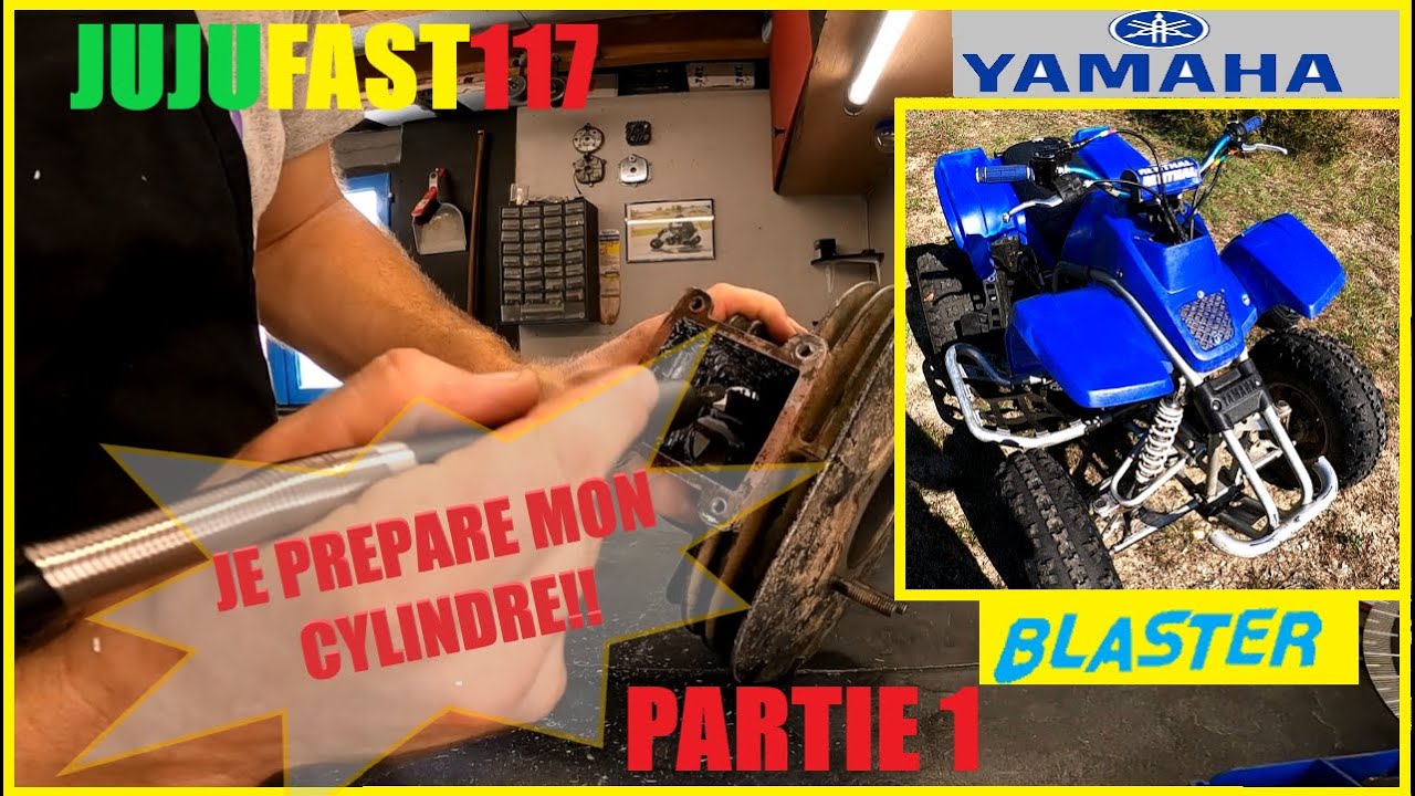 vlog⚡preparation cylindre yamaha 200 blaster episode1,j'ouvre l'admission en grand + notions de base