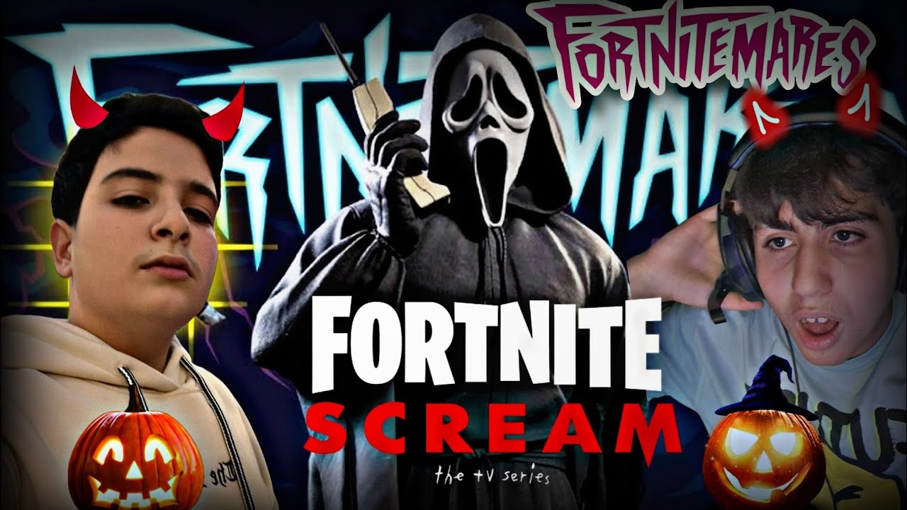 DIVENTO GHOSTFACE SU FORTNITE INSIEME A (CARMINE)😮🎃👻