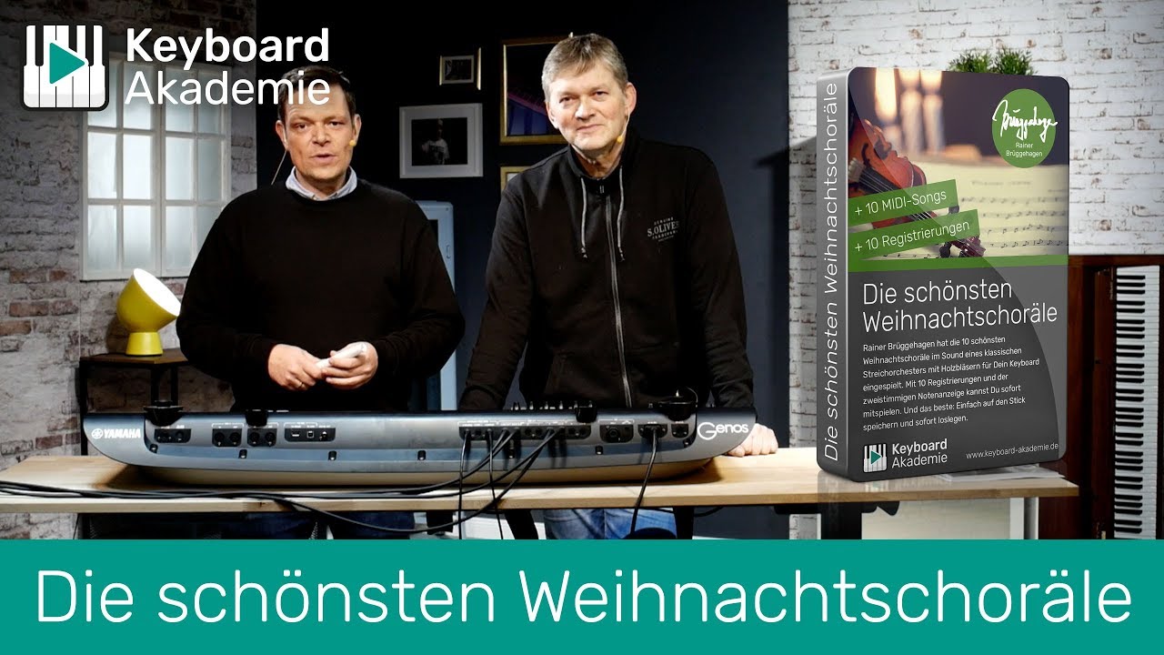 Die schönsten Weihnachtschoräle | MIDI-Files | Registrierungen