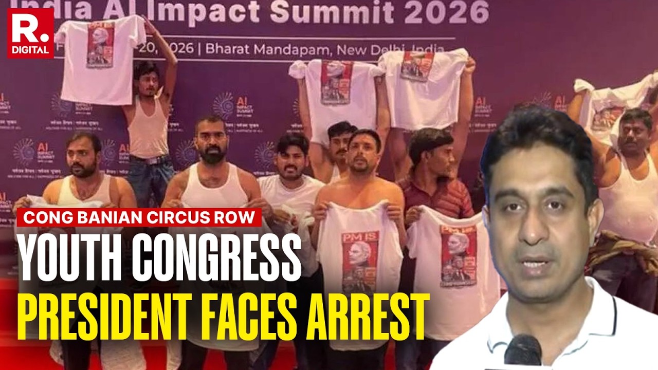 Cong Banian Circus Row: Youth Congress President Uday Bhanu Chib Arrested In AI Summit Drama