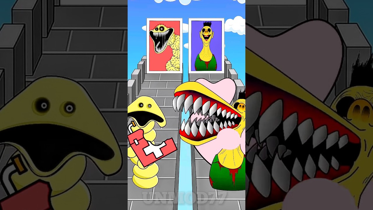 Perfect Puzzle Run Challenge 🥵 - Hamood Habibi or Hungry Worm 999% #hamoodhabibi​  #sprunki​