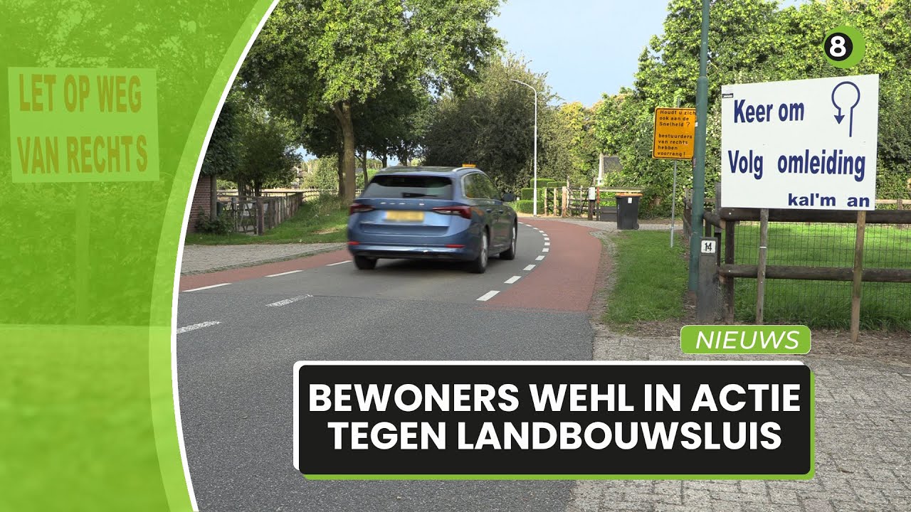 Omleidingsroute door landbouwsluis zorgt voor chaos in Wehl en Nieuw-Wehl