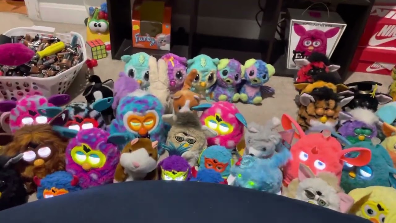 10 Furbies 5 custom Furbies 3 Furby Fakes 2 Walking￼ toys￼ and talking hamster￼