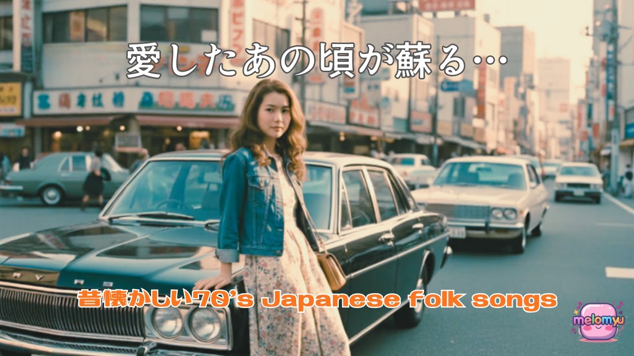 【愛したあの頃が蘇る…】昔懐かしい70's Japanese folk songs♪女性ボーカル/ドライブ/恋愛ソング/作業BGM/邦楽プレイリスト/昭和歌謡曲