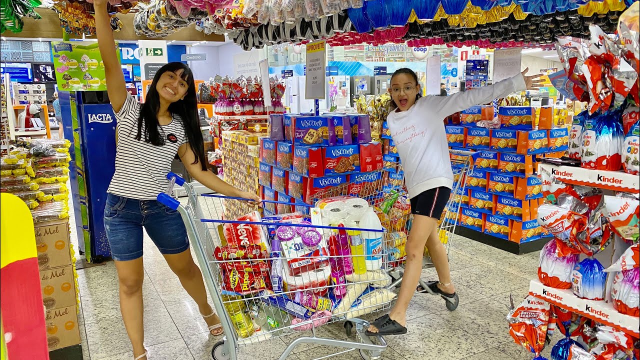 Fazendo compras para a quarentena, como est&aacute; o supermercado? Leia a descri&ccedil;&atilde;o