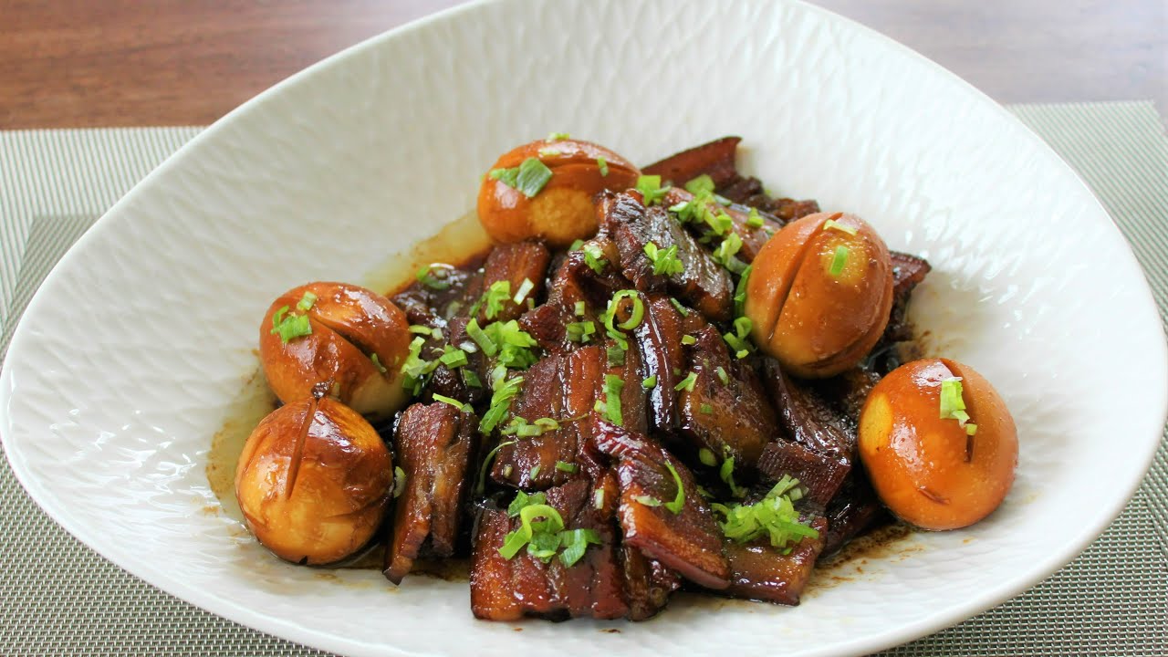 Délicieuse recette chinoise 🇨🇳 Comment cuisiner du porc avec de la sauce soja! Porc braisé à l'oeuf!