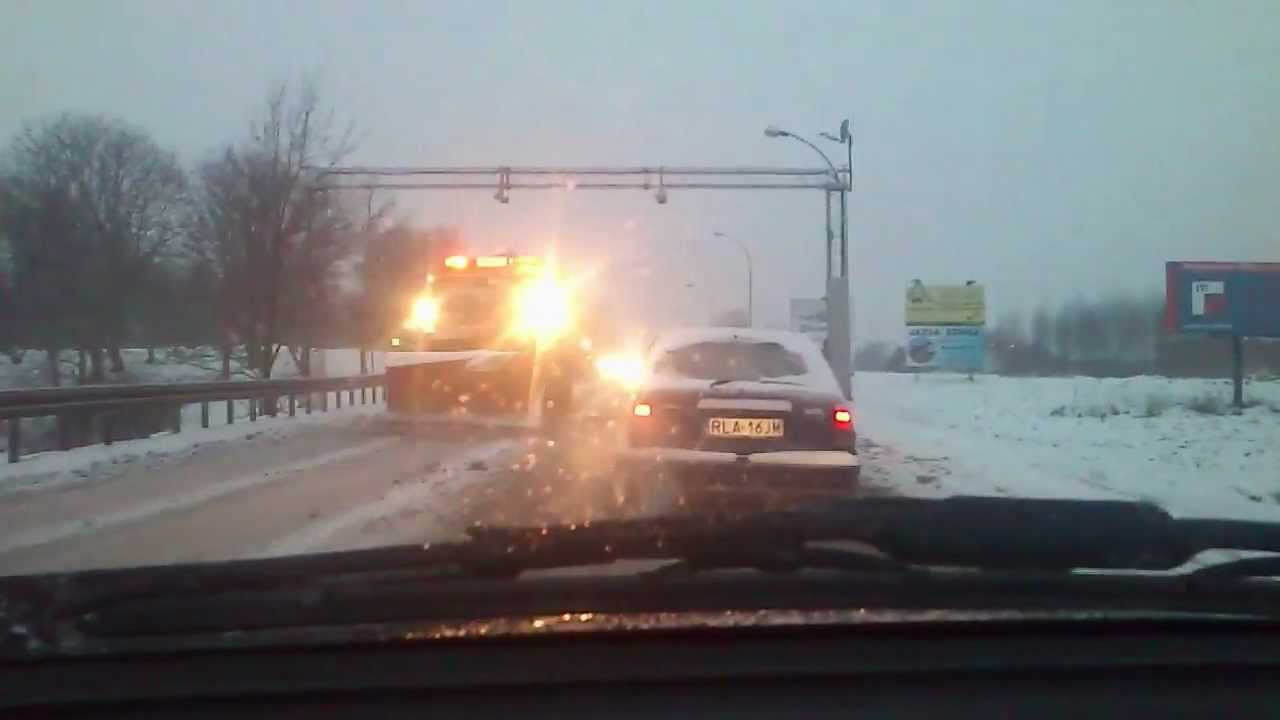 Przejazd przez Łańcut DW881 - DK4 12.12.2012
