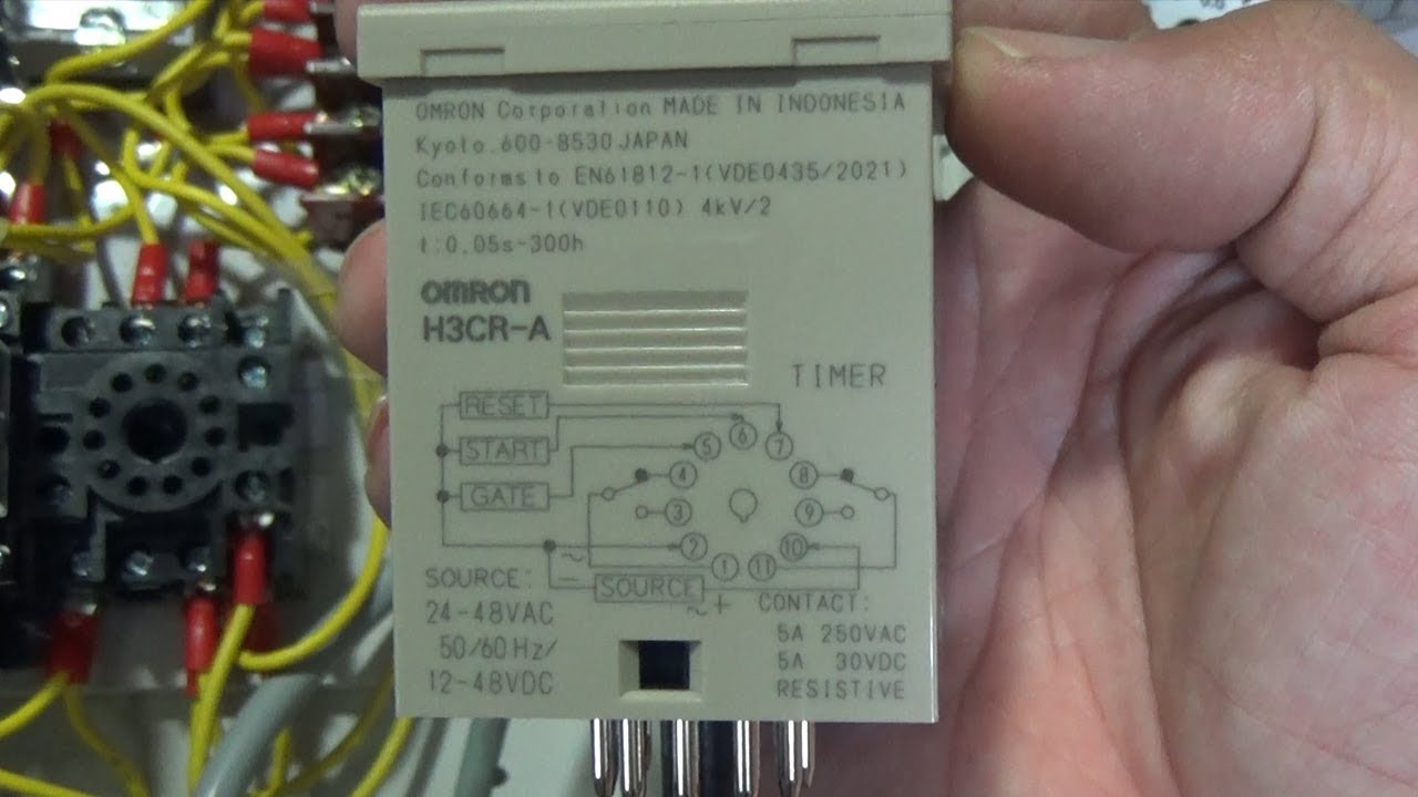 Timer OMRON H3CR-A ตั้งค่าแบบต่างๆ