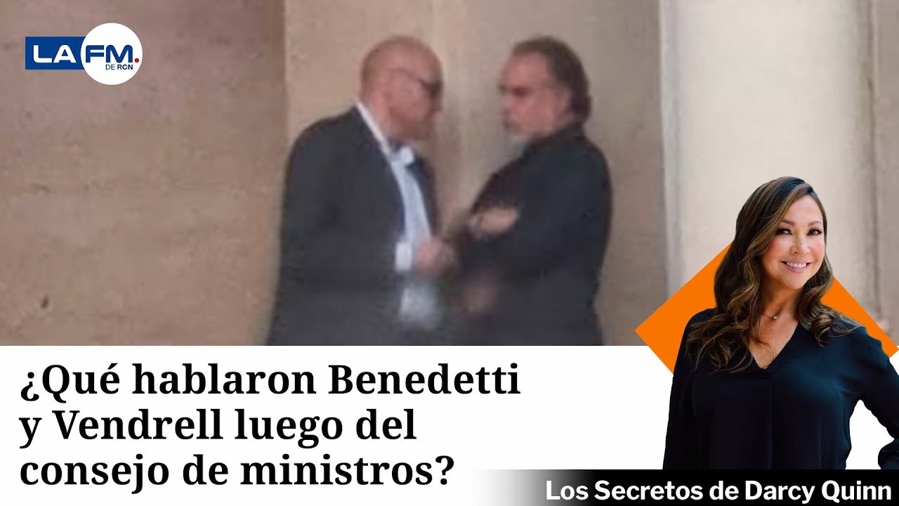 Así fue la conversación de Xavier Vendrell y Armando Benedetti luego del consejo de ministros