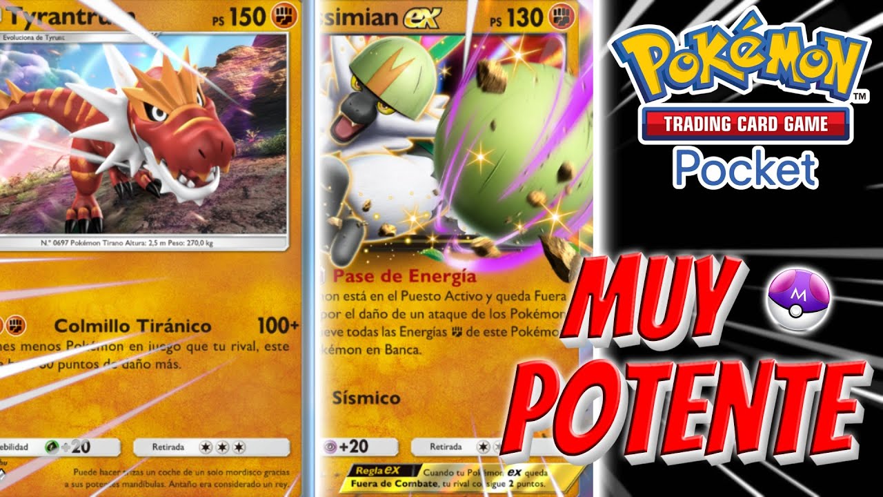 Guantazo JURASICO!! Tyrantrum deleteando TODO!! - Pokemon TCG Pocket