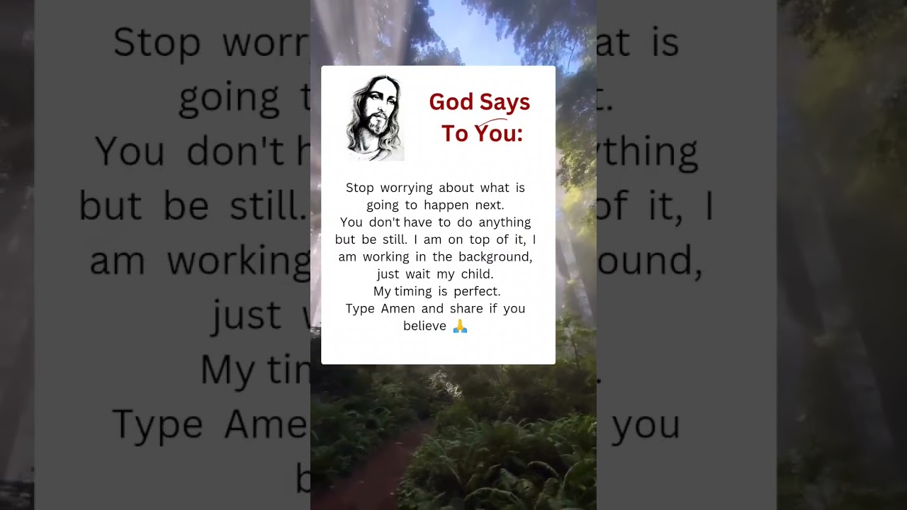 God's Message To Transform Your Day ✝️🙏 #jesuslovesyou #faith #prayer #prayerforyou #god