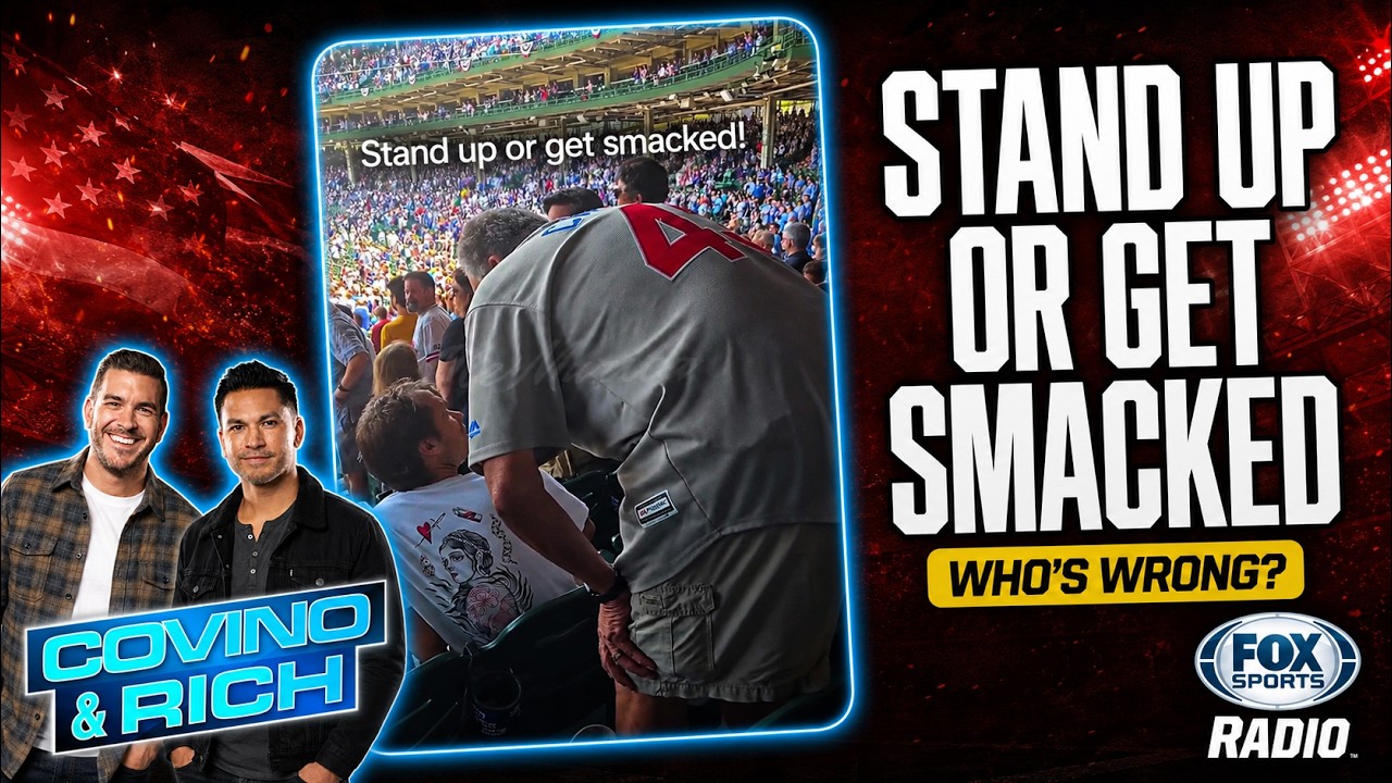 Old Man Smacks a Fan for Not Standing at the National Anthem: Who's Wrong? | Covino & Rich