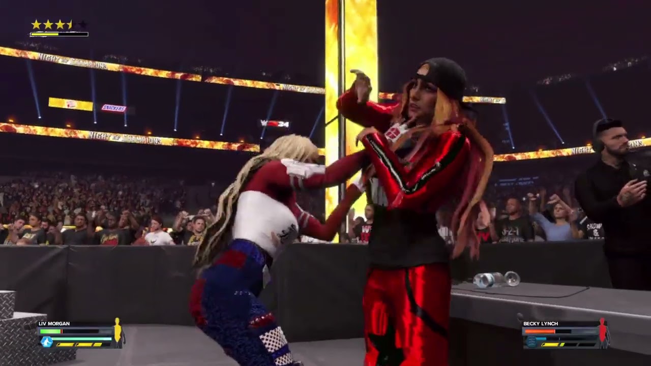 WWE 2K24 Liv Morgan Vs Becky Lynch Women’s World Championship