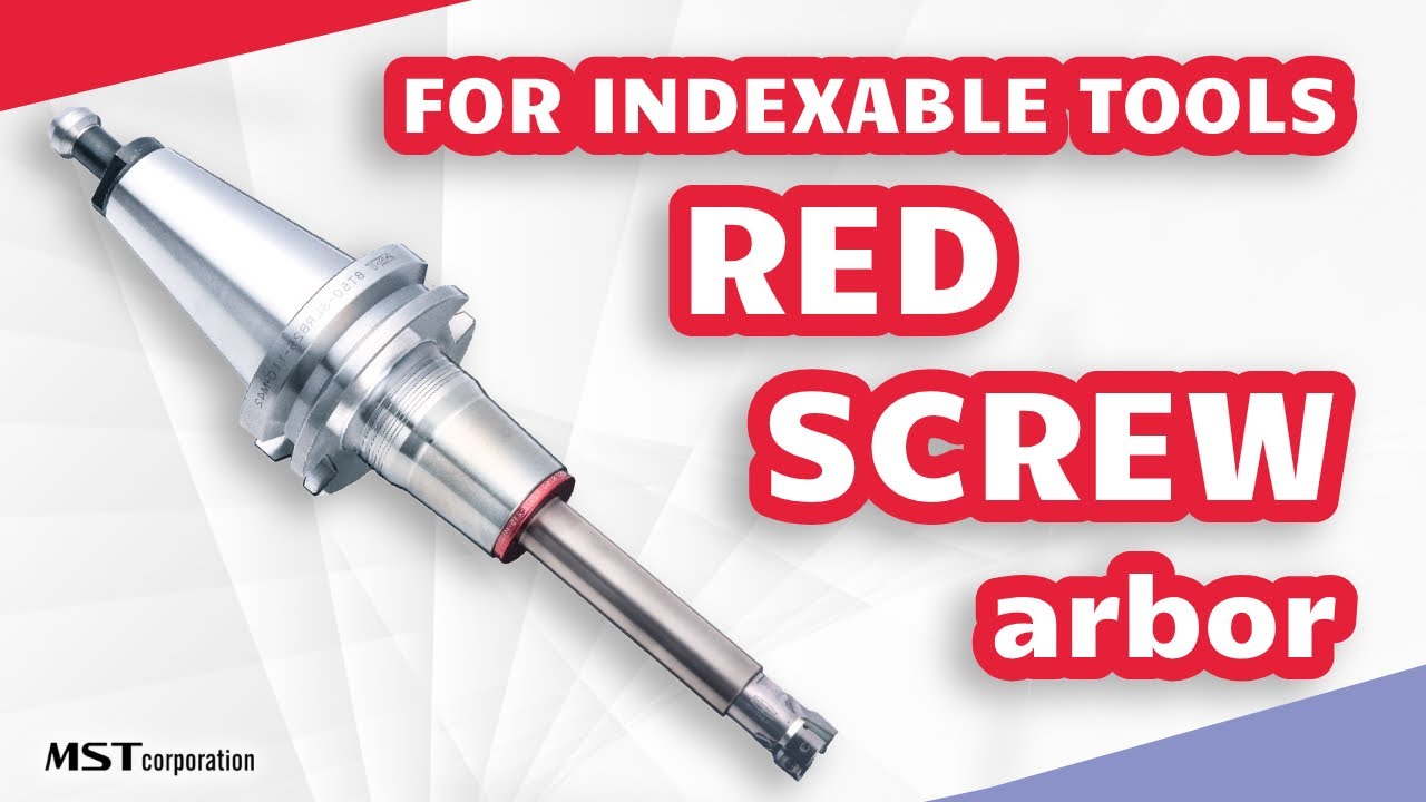 【MST】RED SCREW ARBOR ~Rigid arbor for modular cutter~